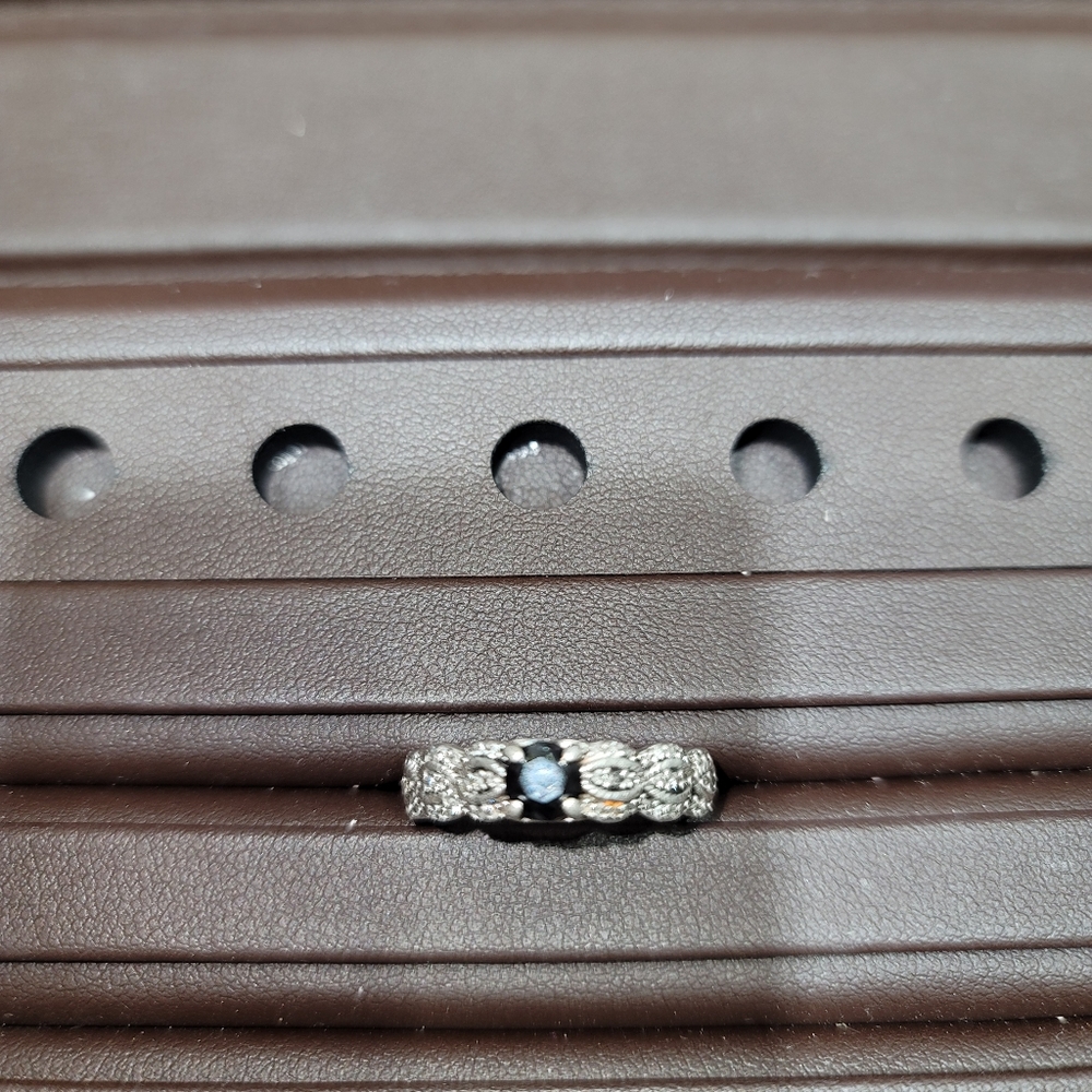 Black Diamond Engagement Ring